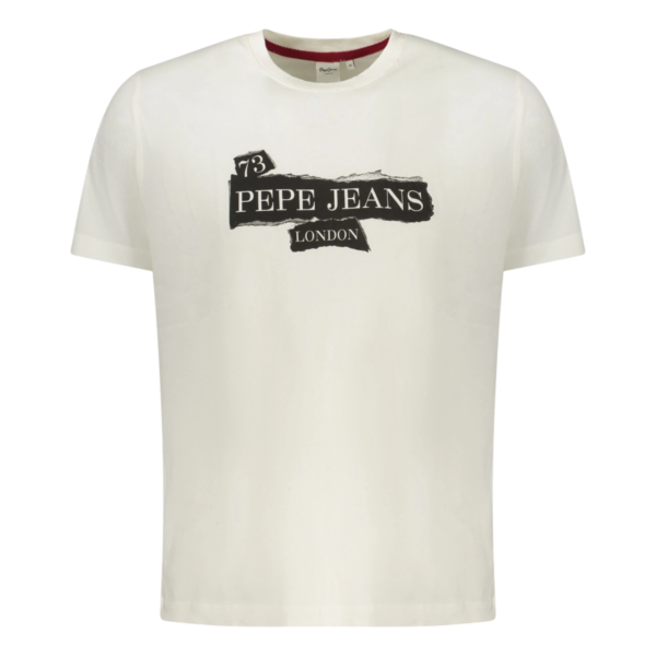 Pepe Jeans - Ανδρικό Κοντομάνικο T-shirt Griffin Tee PM5010175-803 Λευκό PM5010175-803