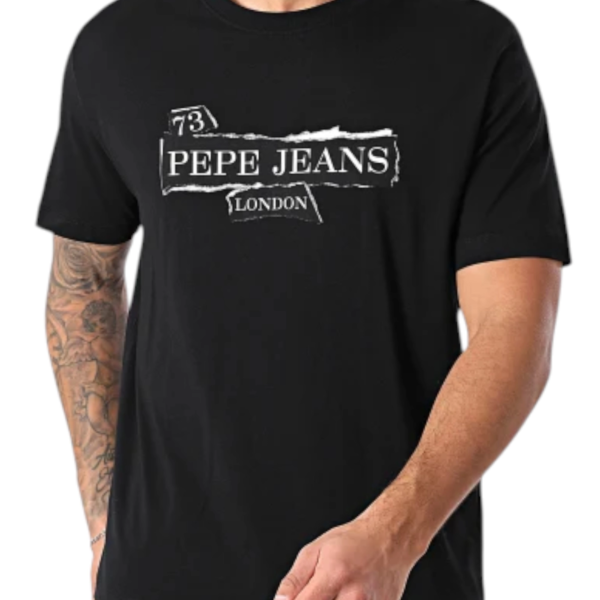 Pepe Jeans - Ανδρικό Κοντομάνικο T-shirt Griffin Tee PM5010175-999 Μαύρο