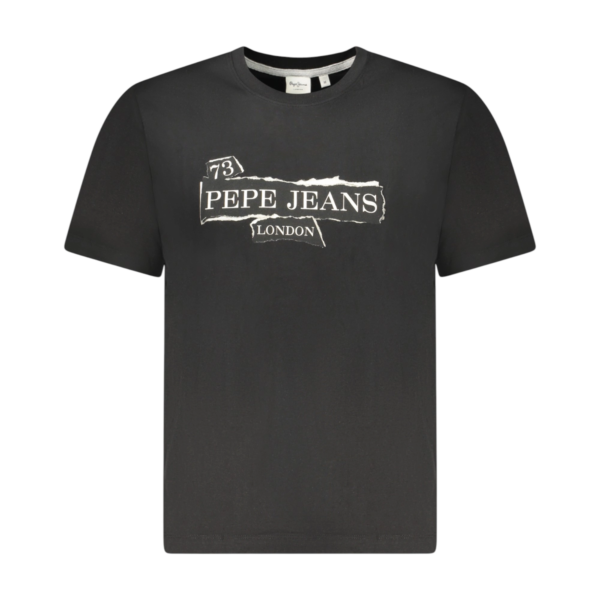 Pepe Jeans - Ανδρικό Κοντομάνικο T-shirt Griffin Tee PM5010175-999 Μαύρο PM5010175-999
