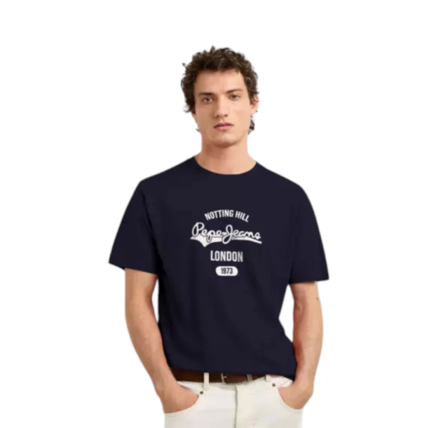 Pepe Jeans - Ανδρικό Κοντομάνικο T-shirt Jimmy Tee PM5010405-597 Μπλε