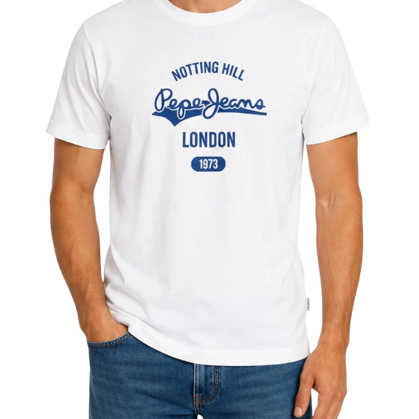 Pepe Jeans - Ανδρικό Κοντομάνικο T-shirt Jimmy Tee PM5010405-800 Λευκό PM5010405-800