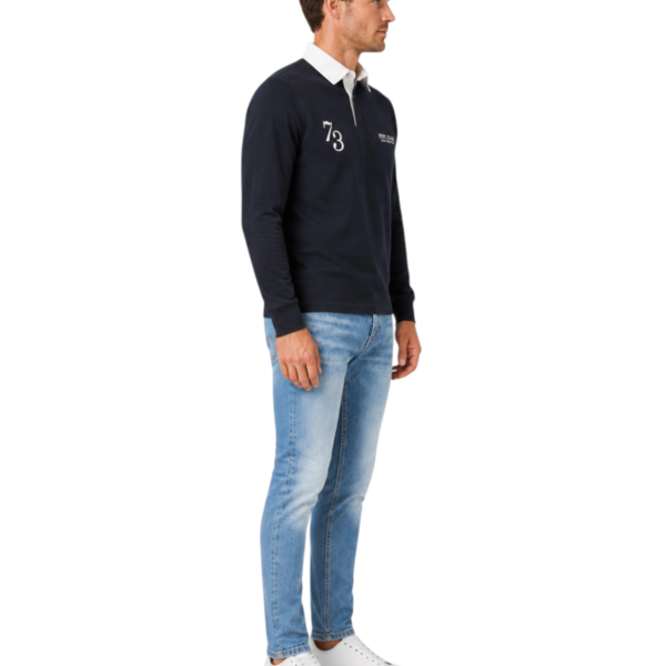 Pepe Jeans - Ανδρικό Μακρυμάνικο T-shirt Cameron PM5400021-999 Μαύρο PM5400021-999