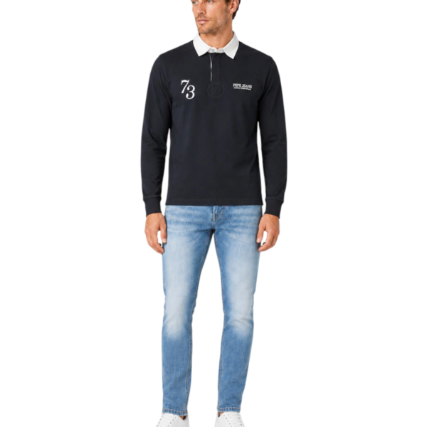 Pepe Jeans - Ανδρικό Μακρυμάνικο T-shirt Cameron PM5400021-999 Μαύρο PM5400021-999