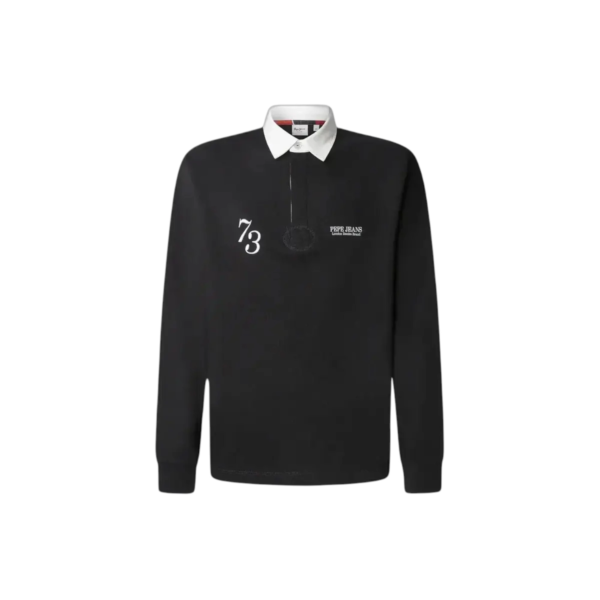 Pepe Jeans - Ανδρικό Μακρυμάνικο T-shirt Cameron PM5400021-999 Μαύρο