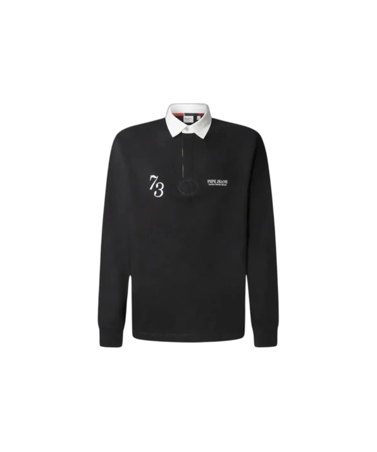 Pepe Jeans - Ανδρικό Μακρυμάνικο T-shirt Cameron PM5400021-999 Μαύρο