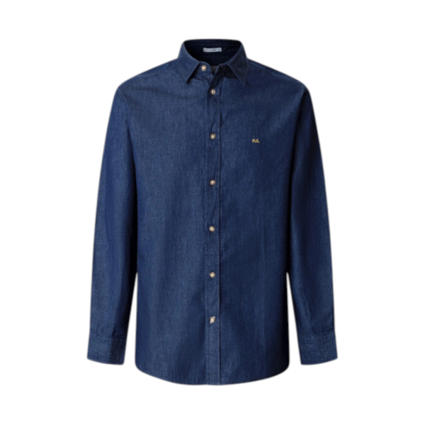 Pepe Jeans - Ανδρικό Μακρυμάνικο Πουκάμισο slim Fit Abel Denim PM30912816-000 Μπλε PM30912816-000