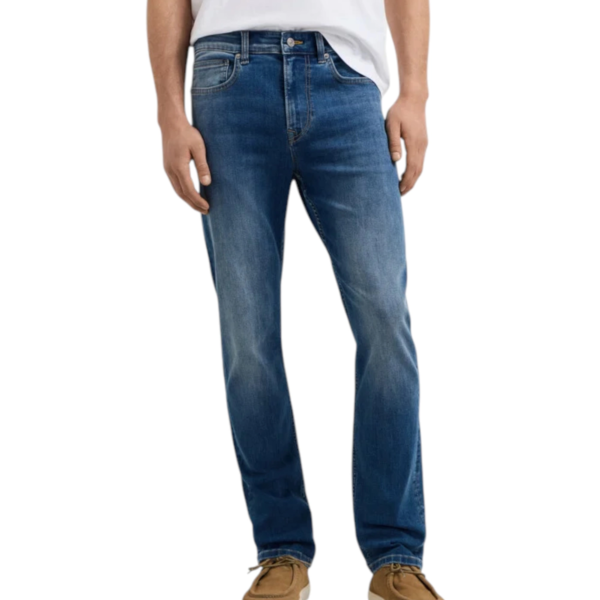 Pepe Jeans - Ανδρικό Παντελόνι Hatch Slim Fit Mid-Rise PM2083988-000 Μπλε