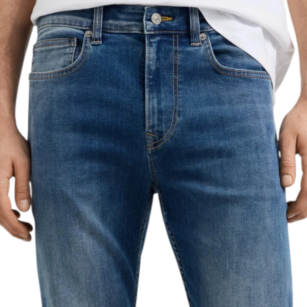 Pepe Jeans - Ανδρικό Παντελόνι Hatch Slim Fit Mid-Rise PM2083988-000 Μπλε PM2083988-000