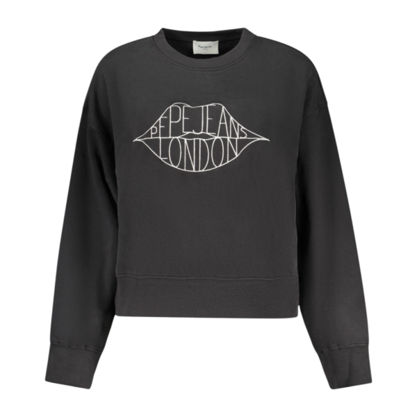 Pepe Jeans - Γυναικεία Μπλούζα Φούτερ Crew Neck Bernis PL5800042-999 Μαύρο PL5800042-999