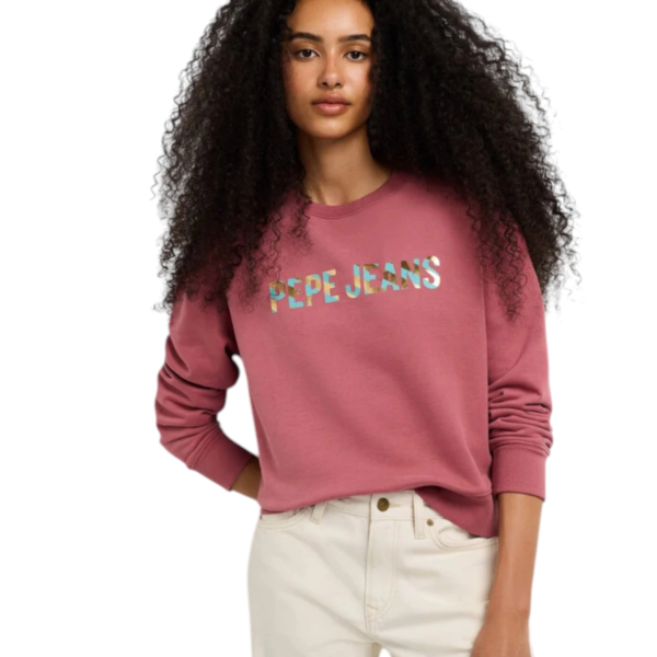 Pepe Jeans - Γυναικεία Μπλούζα Φούτερ Celeste PL5800099-371 Ροζ