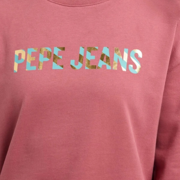 Pepe Jeans - Γυναικεία Μπλούζα Φούτερ Celeste PL5800099-371 Ροζ PL5800099-371