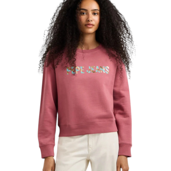 Pepe Jeans - Γυναικεία Μπλούζα Φούτερ Celeste PL5800099-371 Ροζ PL5800099-371