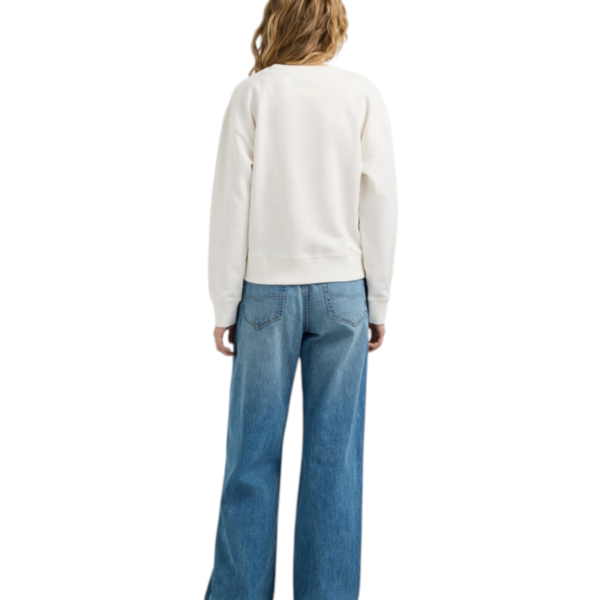 Pepe Jeans - Γυναικεία Μπλούζα Φούτερ Celeste PL5800099-808 Λευκό PL5800099-808