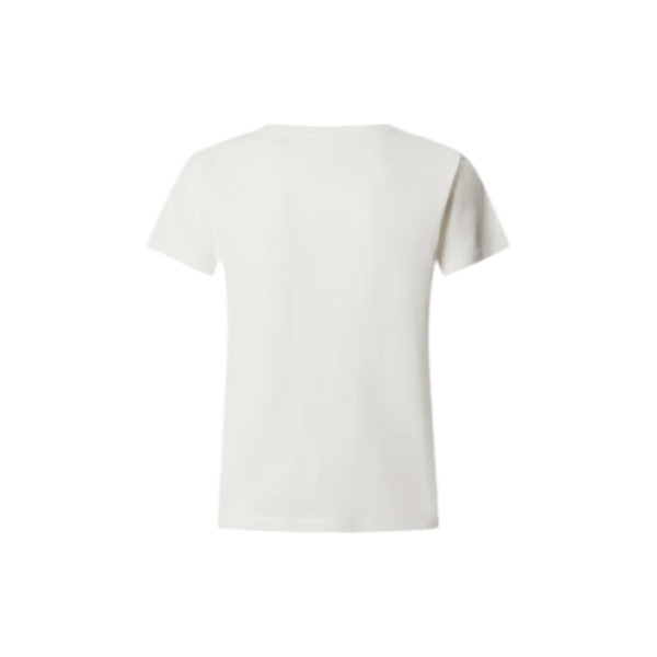 Pepe Jeans - Γυναικείο T-Shirt printed floral logo Christina PL5000237-808 Λευκό PL5000237-808