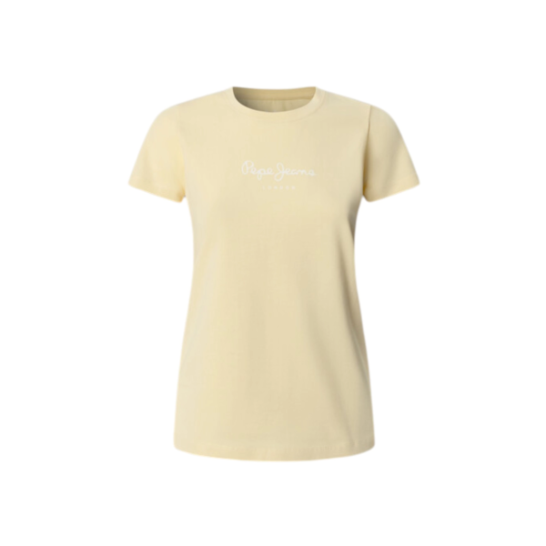 Pepe Jeans - Γυναικείο T-shirt New Virginia Ssn PL505202-011 Κίτρινο PL505202-011