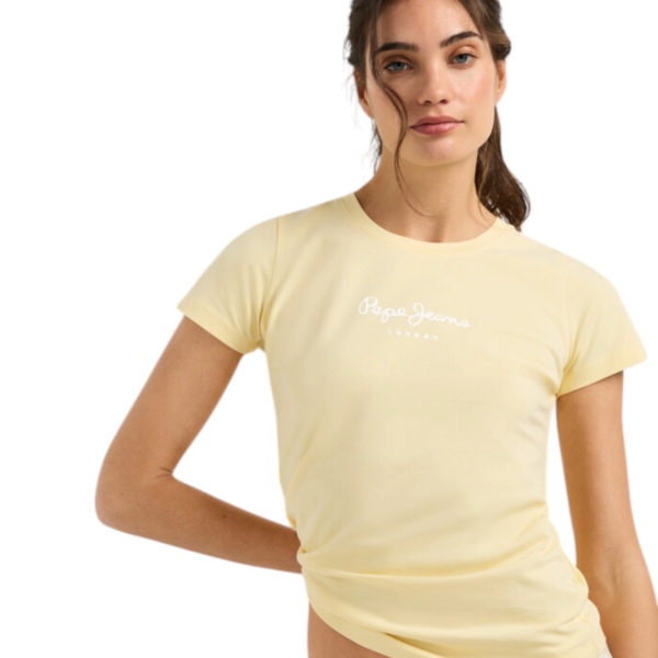 Pepe Jeans - Γυναικείο T-shirt New Virginia Ssn PL505202-011 Κίτρινο