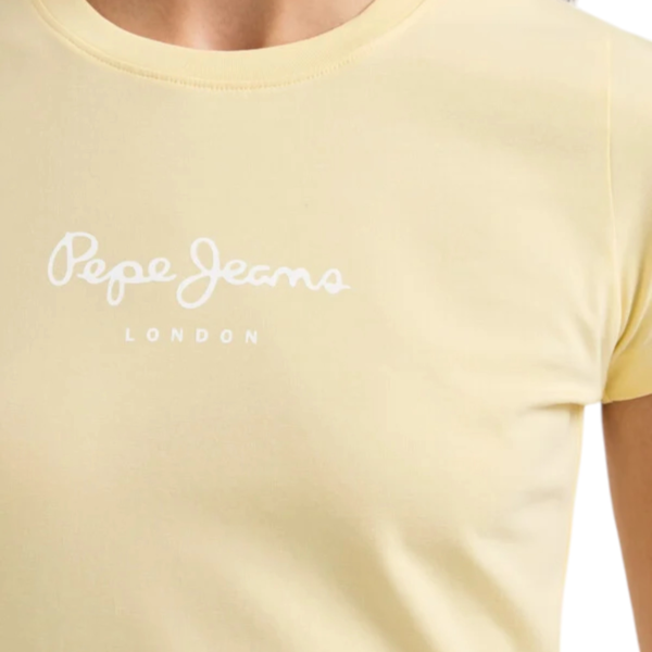 Pepe Jeans - Γυναικείο T-shirt New Virginia Ssn PL505202-011 Κίτρινο PL505202-011