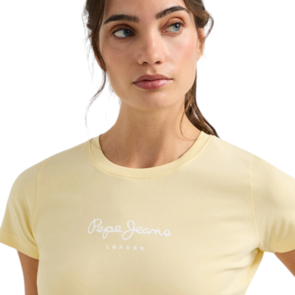 Pepe Jeans - Γυναικείο T-shirt New Virginia Ssn PL505202-011 Κίτρινο PL505202-011