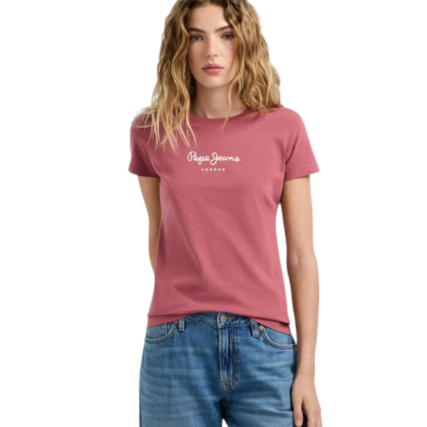 Pepe Jeans - Γυναικείο T-shirt New Virginia Ssn PL505202-371 Ροζ