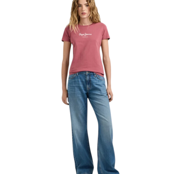Pepe Jeans - Γυναικείο T-shirt New Virginia Ssn PL505202-371 Ροζ PL505202-371