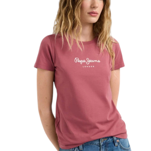 Pepe Jeans - Γυναικείο T-shirt New Virginia Ssn PL505202-371 Ροζ PL505202-371
