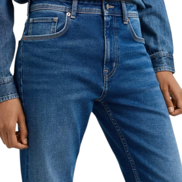Pepe Jeans - Γυναικείο Τζιν Παντελόνι Arrow Mid Rise Straight Fit PL20510694-000 Μπλε PL20510694-000