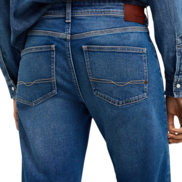 Pepe Jeans - Γυναικείο Τζιν Παντελόνι Arrow Mid Rise Straight Fit PL20510694-000 Μπλε PL20510694-000