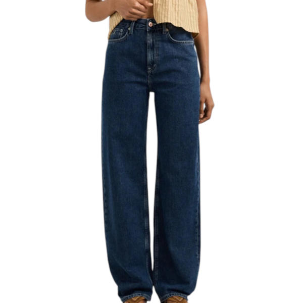 Pepe Jeans - Γυναικείο Τζιν Παντελόνι Eden High Rise Straight Fit PL20510742-000 Μπλε