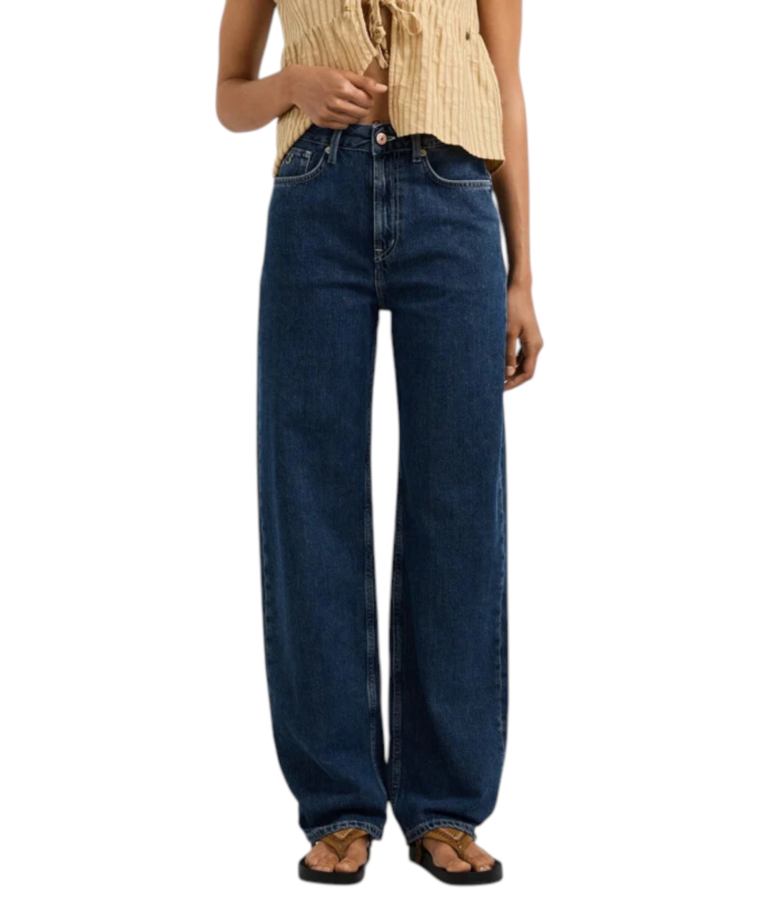 Pepe Jeans - Γυναικείο Τζιν Παντελόνι Eden High Rise Straight Fit PL20510742-000 Μπλε