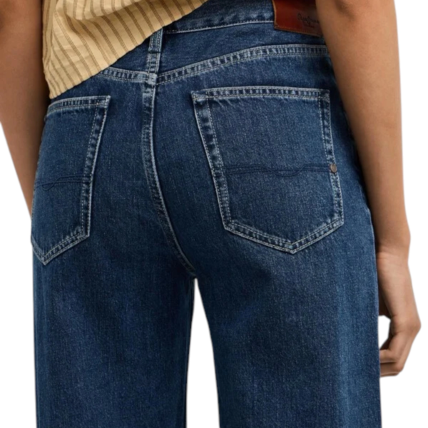 Pepe Jeans - Γυναικείο Τζιν Παντελόνι Eden High Rise Straight Fit PL20510742-000 Μπλε PL20510742-000
