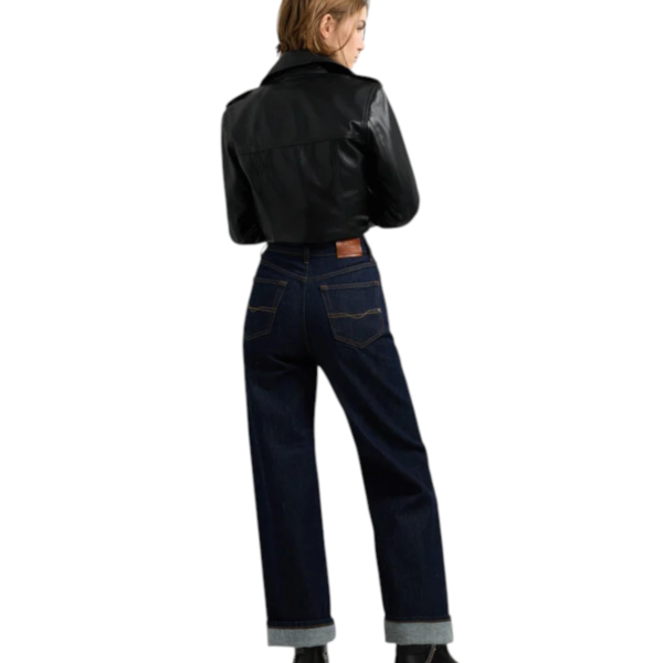 Pepe Jeans - Γυναικείο Τζιν Παντελόνι Lexa High Rise Straight Fit PL20473186-000 Μπλε Σκούρο PL20473186-000