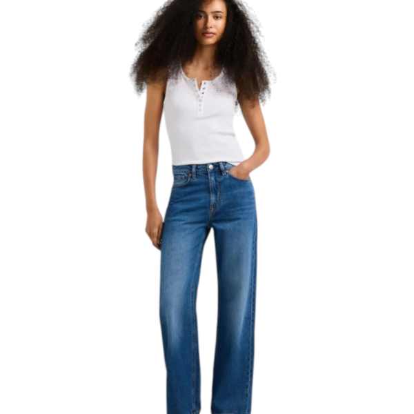 Pepe Jeans - Γυναικείο Τζιν Παντελόνι Lexa High Rise Straight Fit PL20510814-000 Μπλε PL20510814-000