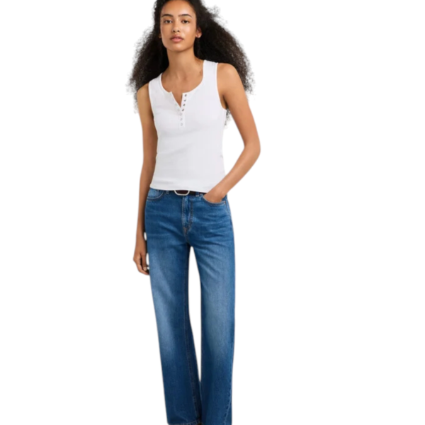 Pepe Jeans - Γυναικείο Τζιν Παντελόνι Lexa High Rise Straight Fit PL20510814-000 Μπλε PL20510814-000