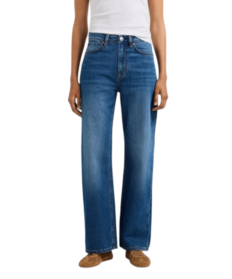 Pepe Jeans - Γυναικείο Τζιν Παντελόνι Lexa High Rise Straight Fit PL20510814-000 Μπλε