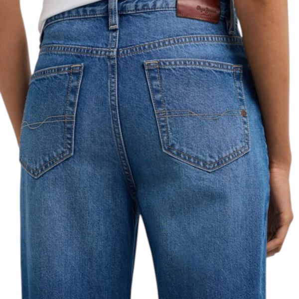 Pepe Jeans - Γυναικείο Τζιν Παντελόνι Lexa High Rise Straight Fit PL20510814-000 Μπλε PL20510814-000