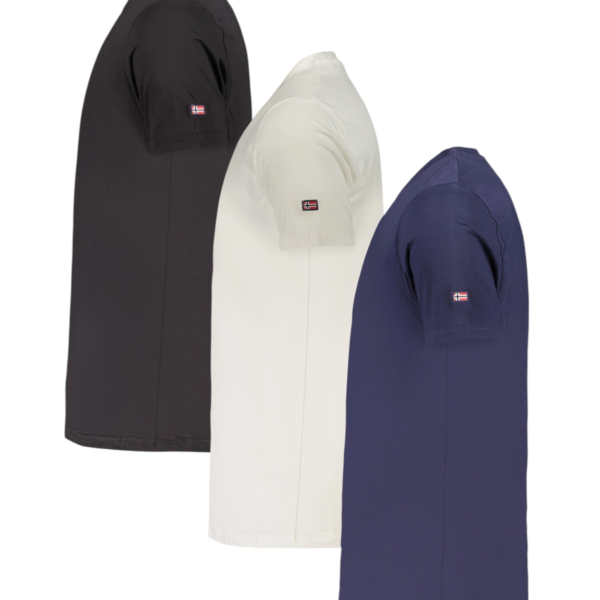 Norway Nautical School - Ανδρικές Φανέλες 3Pack 866000-MIX2 Μπλε/ Μαύρο / Λευκό 866000-MIX2