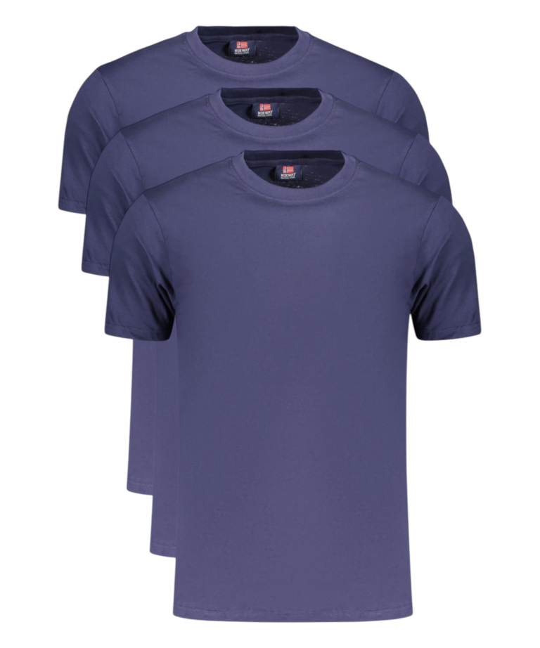 Norway Nautical School - Ανδρικές Φανέλες 3Pack 866000-NAVY Μπλε
