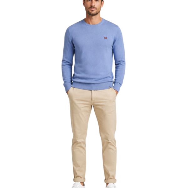 Norway Nautical School - Ανδρική Μακρυμάνικη Μπλούζα 843101-DENIM1 Μπλε 843101-DENIM1