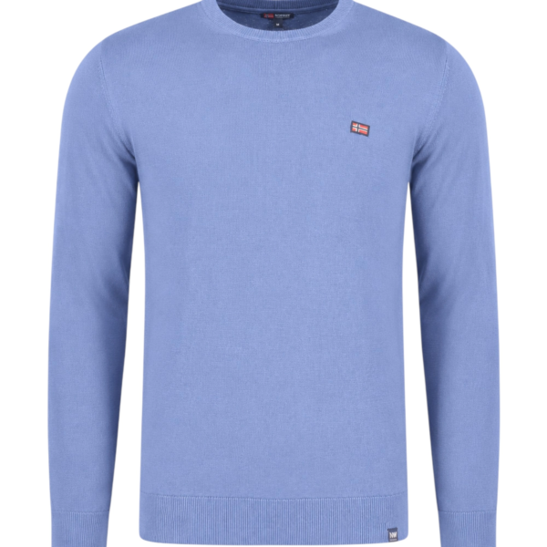 Norway Nautical School - Ανδρική Μακρυμάνικη Μπλούζα 843101-DENIM1 Μπλε