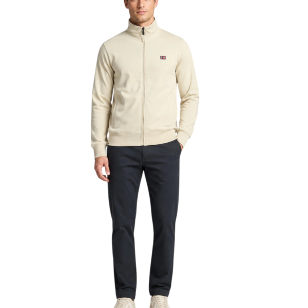 Norway Nautical School - Ανδρική Φούτερ Ζακέτα 862743-BEIGE Μπεζ 862743-BEIGE