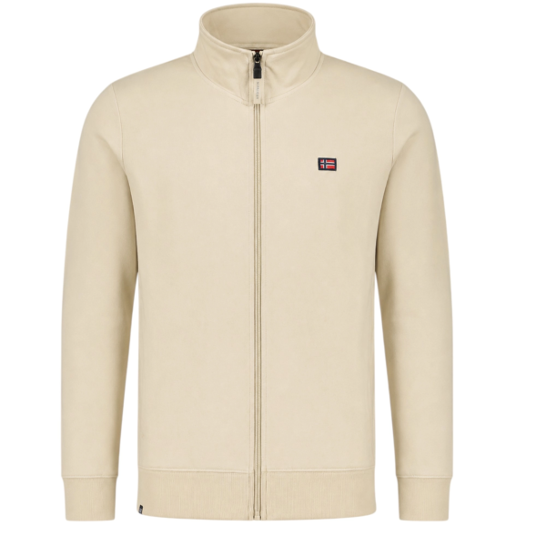 Norway Nautical School - Ανδρική Φούτερ Ζακέτα 862743-BEIGE Μπεζ