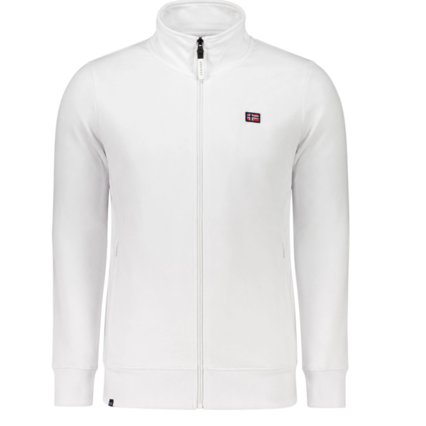 Norway Nautical School - Ανδρική Φούτερ Ζακέτα 862743-WHITE Λευκό