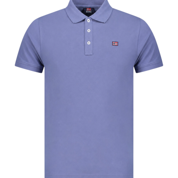 Norway Nautical School - Ανδρικό Polo Κοντομάνικο 838861-DENIM Μπλε