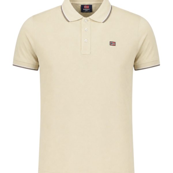 Norway Nautical School - Ανδρικό Polo Κοντομάνικο 838862-BEIGE Μπεζ