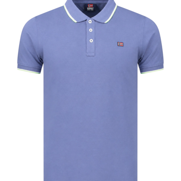 Norway Nautical School - Ανδρικό Polo Κοντομάνικο 838862-DENIM Μπλε