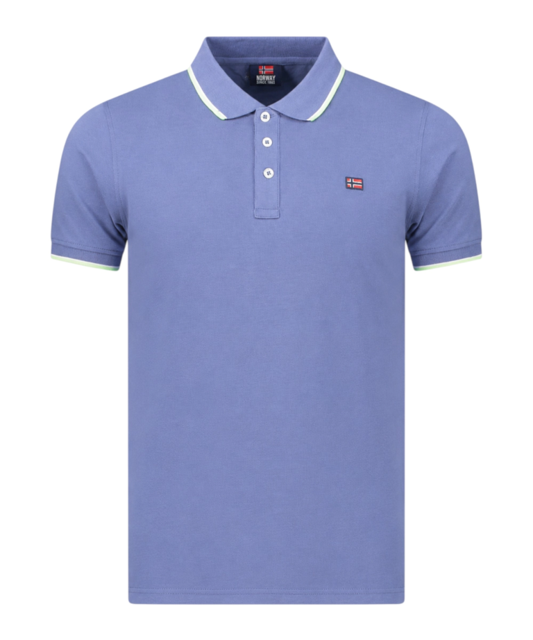 Norway Nautical School - Ανδρικό Polo Κοντομάνικο 838862-DENIM Μπλε