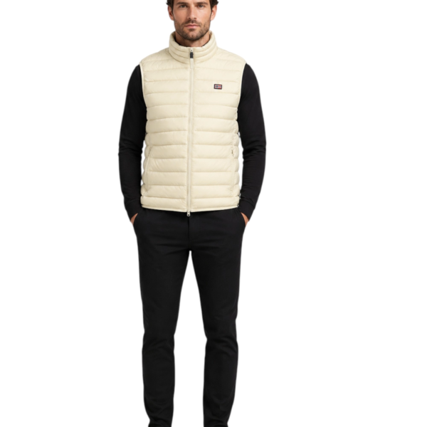 Norway Nautical School - Ανδρικό Αμάνικο Μπουφάν 832948-BEIGE Μπεζ 832948-BEIGE