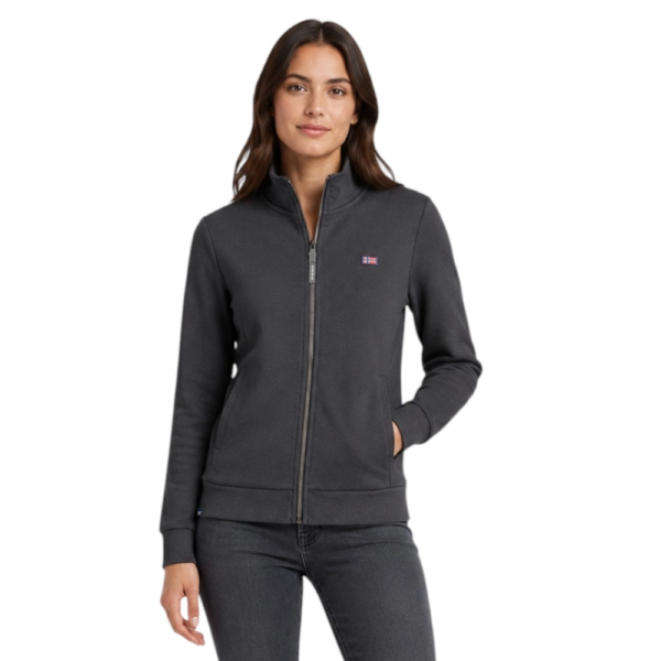 Norway Nautical School - Γυναικεία Ζακέτα Φούτερ 852410-BLACK Μαύρο