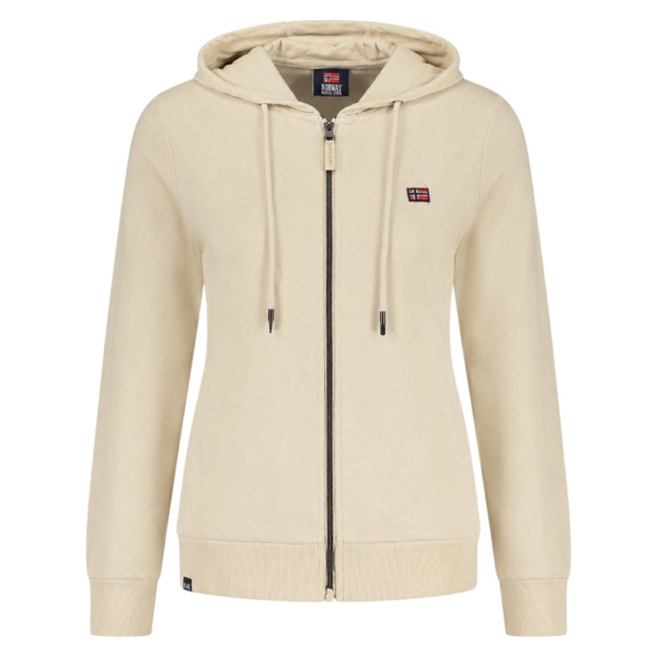 Norway Nautical School - Γυναικεία Ζακέτα Φούτερ 852411-BEIGE Μπεζ 852411-BEIGE