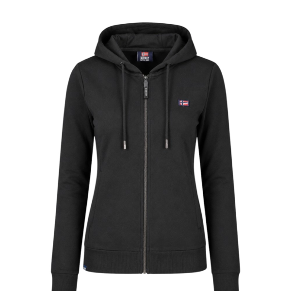 Norway Nautical School - Γυναικεία Ζακέτα Φούτερ 852411-BLACK Μαύρο